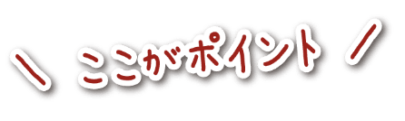 ここがポイント